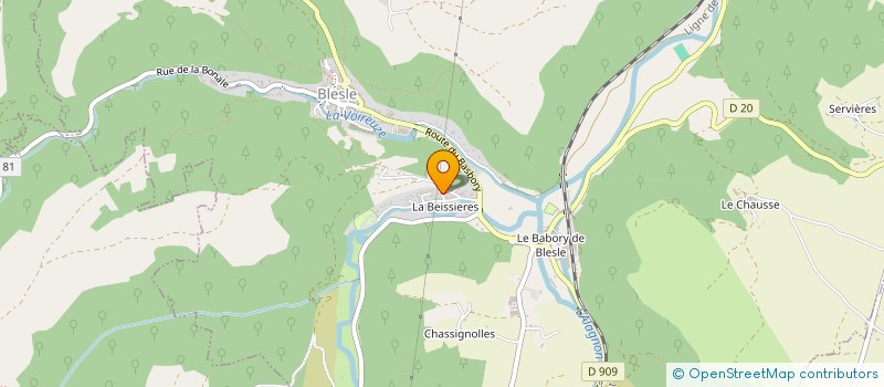 localisation de l'entreprise MONSIEUR DANIEL BOYER  BLESLE