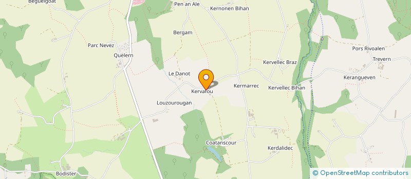 localisation de l'entreprise MONSIEUR DANIEL BOZEC à PLOURIN-LES-MORLAIX