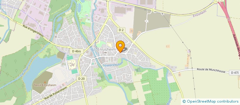 localisation de l'entreprise MONSIEUR DANIEL BOZKIRAC  ENSISHEIM
