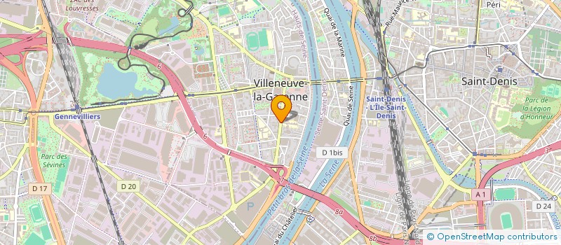 localisation de l'entreprise MONSIEUR DANIEL BRABEC à VILLENEUVE-LA-GARENNE