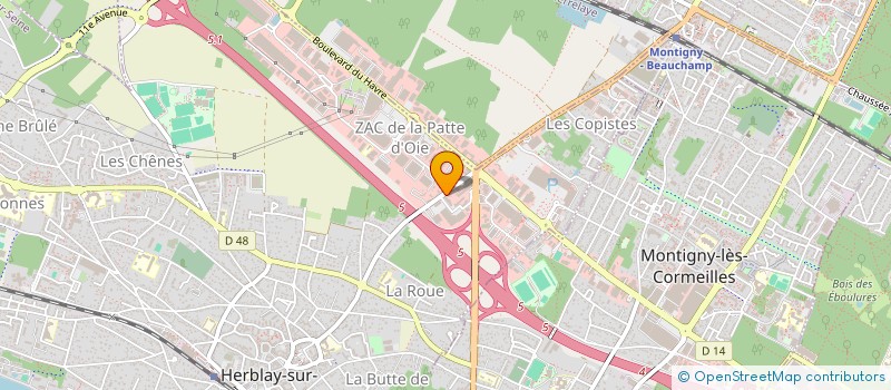 localisation de l'entreprise MONSIEUR DANIEL BRACKE à HERBLAY-SUR-SEINE