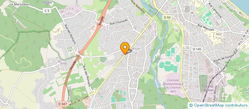 localisation de l'entreprise MONSIEUR DANIEL BRAGADA  SAUMUR