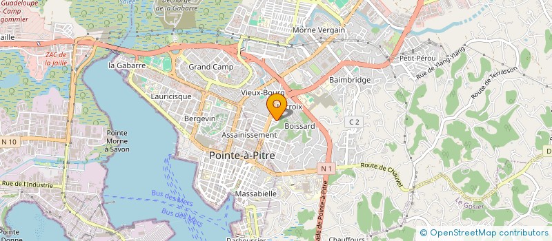 localisation de l'entreprise MONSIEUR DANIEL BRANCOURT à LES ABYMES