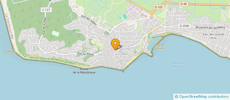 localisation de l'entreprise MONSIEUR DANIEL BRARD à LA TRANCHE-SUR-MER