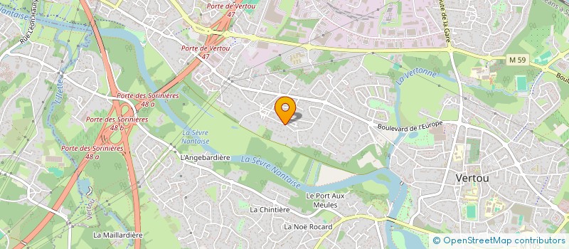 localisation de l'entreprise MONSIEUR DANIEL BRAUD à VERTOU