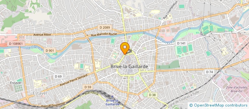 localisation de l'entreprise MONSIEUR DANIEL BRAULT  BRIVE-LA-GAILLARDE