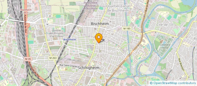 localisation de l'entreprise MONSIEUR DANIEL BRAUN  SCHILTIGHEIM