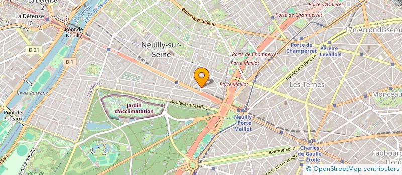 localisation de l'entreprise MONSIEUR DANIEL BRAVO à NEUILLY-SUR-SEINE