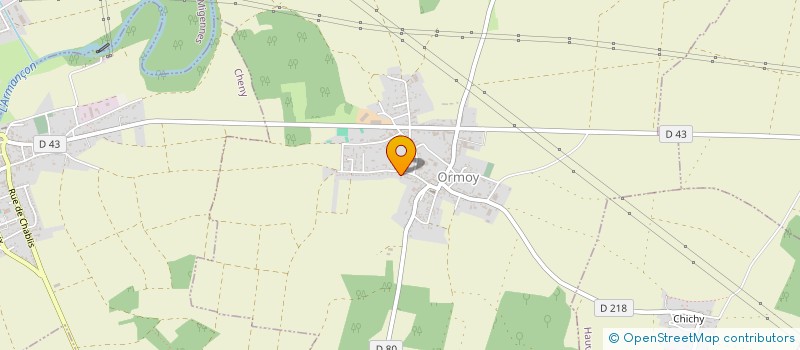 localisation de l'entreprise MONSIEUR DANIEL BREDENFELDT à ORMOY