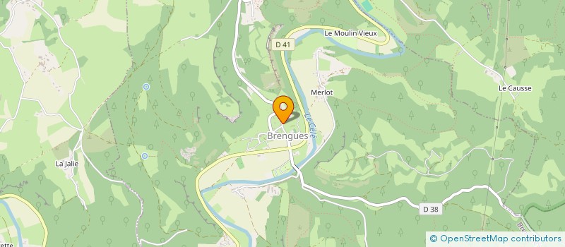 localisation de l'entreprise MONSIEUR DANIEL BREIL  BRENGUES