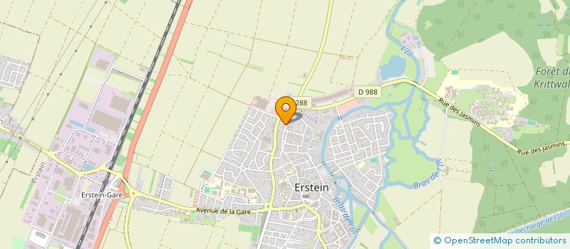 localisation de l'entreprise MONSIEUR DANIEL BRENDER-EXEL  ERSTEIN