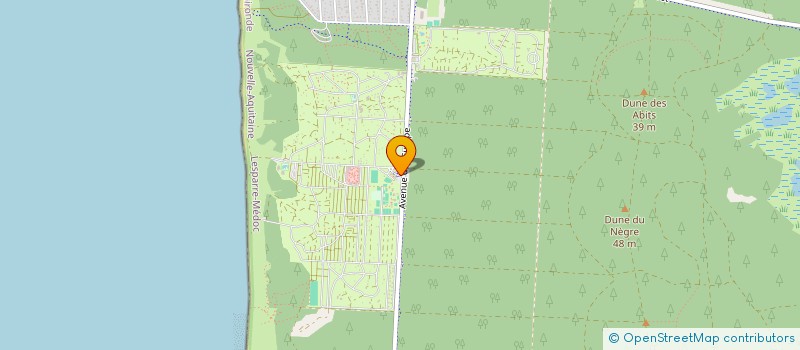 localisation de l'entreprise MONSIEUR DANIEL BRENNET  VENDAYS-MONTALIVET