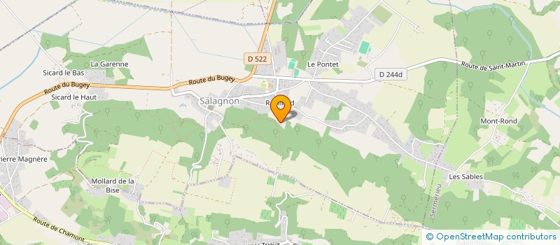 localisation de l'entreprise MONSIEUR DANIEL BRERO  SALAGNON