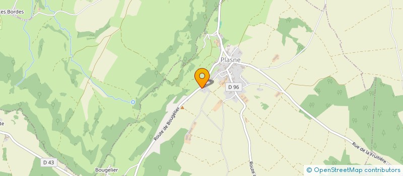 localisation de l'entreprise MONSIEUR DANIEL BRETIN  PLASNE