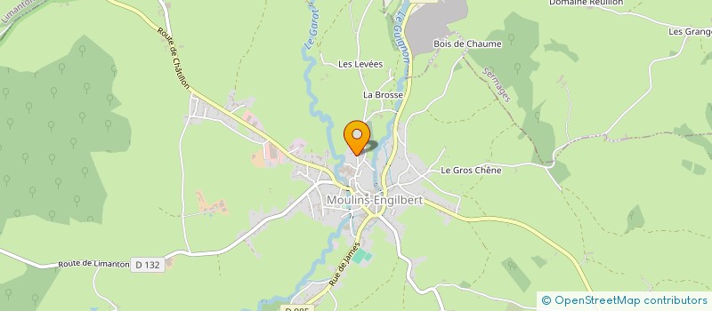 localisation de l'entreprise MONSIEUR DANIEL BREUGNOT à MOULINS-ENGILBERT