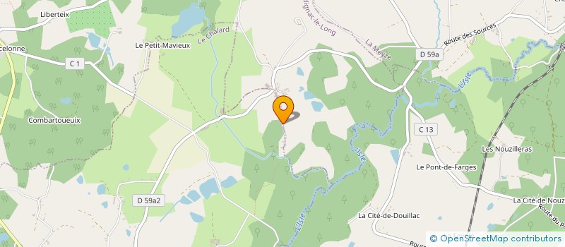 localisation de l'entreprise MONSIEUR DANIEL BREUIL à LE CHALARD