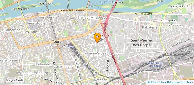 localisation de l'entreprise MONSIEUR DANIEL BRICHOT à TOURS