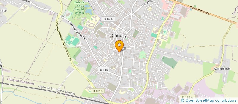 localisation de l'entreprise MONSIEUR DANIEL BRICOUT à CAUDRY