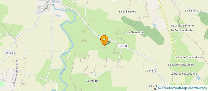 localisation de l'entreprise MONSIEUR DANIEL BROCHARD  LA BAZOUGE-DE-CHEMERE