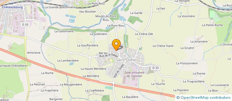 localisation de l'entreprise MONSIEUR DANIEL BROSSAIS  SAINT-DIDIER