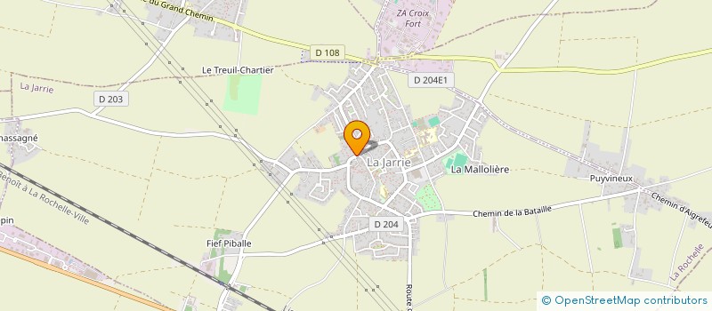 localisation de l'entreprise MONSIEUR DANIEL BROUTCHOUX à LA JARRIE