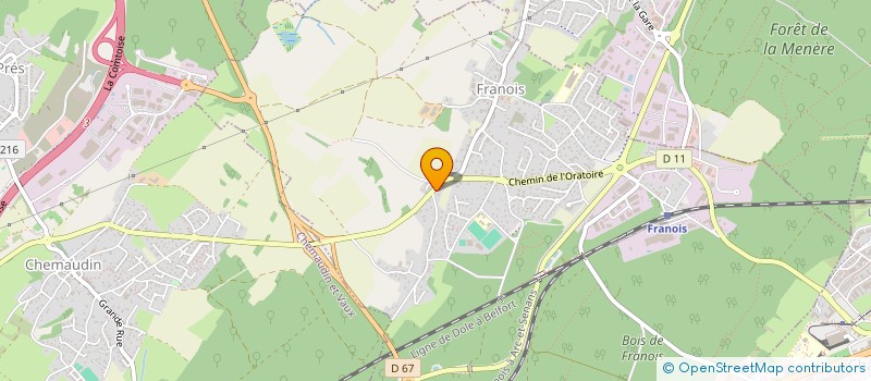 localisation de l'entreprise MONSIEUR DANIEL BRUCHON  FRANOIS