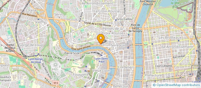 localisation de l'entreprise MONSIEUR DANIEL BRUN  LYON