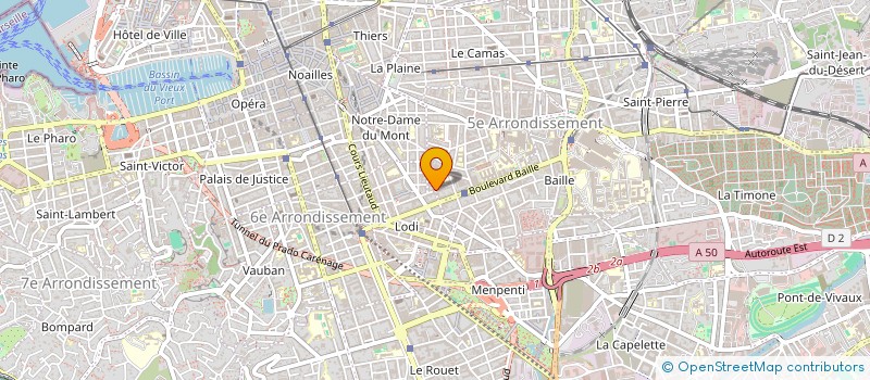 localisation de l'entreprise MONSIEUR DANIEL BRUNET à MARSEILLE