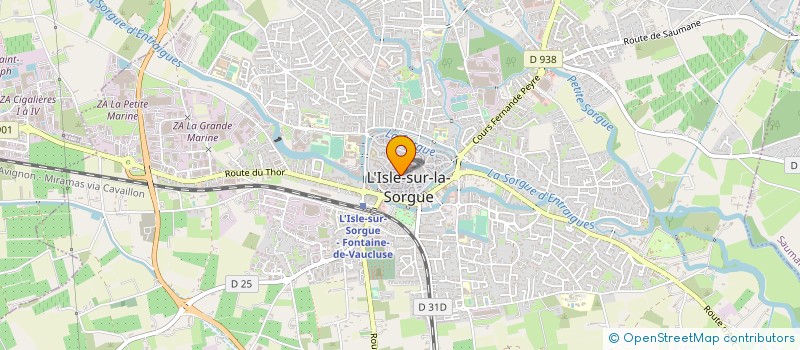 localisation de l'entreprise MONSIEUR DANIEL BRUX à L'ISLE-SUR-LA-SORGUE