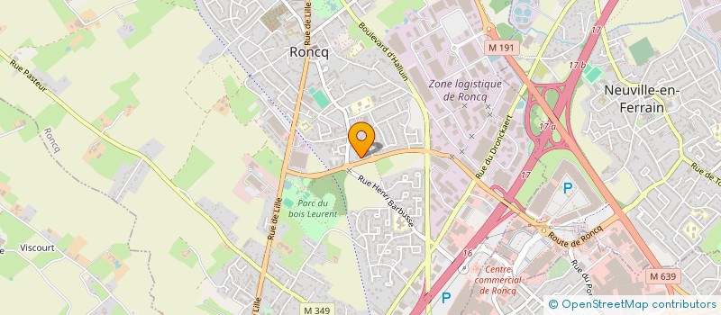 localisation de l'entreprise MONSIEUR DANIEL BRZOSTOWSKI  RONCQ