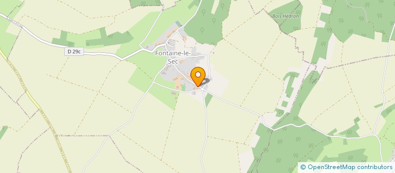 localisation de l'entreprise MONSIEUR DANIEL BULLY  FONTAINE-LE-SEC