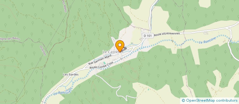 localisation de l'entreprise MONSIEUR DANIEL BULTEZ  ORAISON