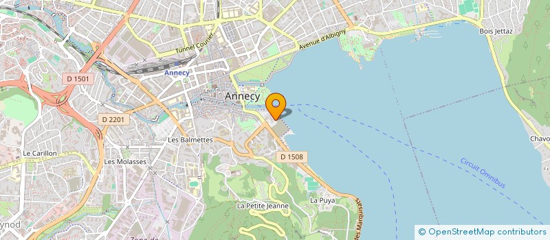 localisation de l'entreprise MONSIEUR DANIEL BURDIN à ANNECY