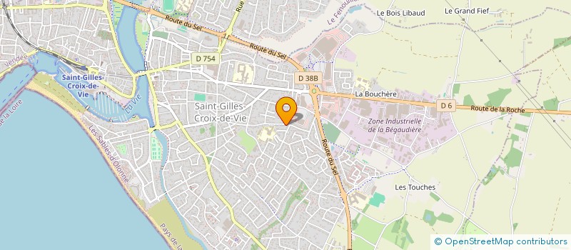 localisation de l'entreprise MONSIEUR DANIEL BURGAUD à SAINT-GILLES-CROIX-DE-VIE