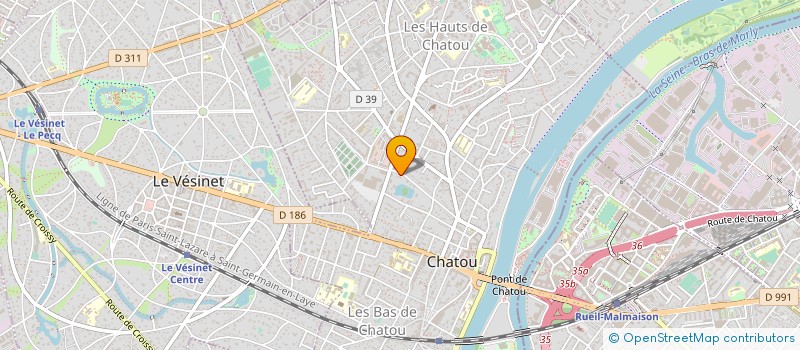 localisation de l'entreprise MONSIEUR DANIEL BURINI  CHATOU