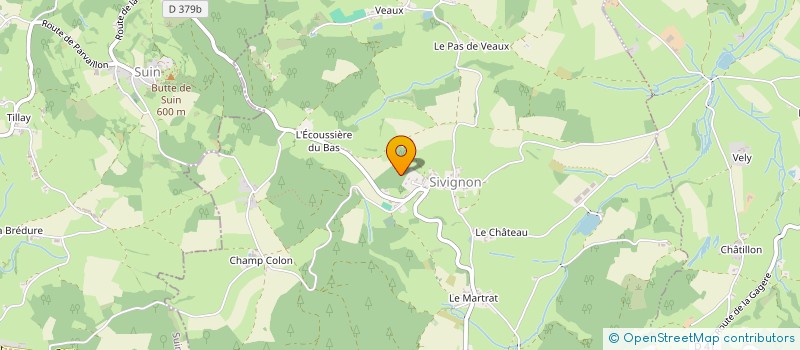 localisation de l'entreprise MONSIEUR DANIEL BURLET  SAINT-BONNET-DE-JOUX