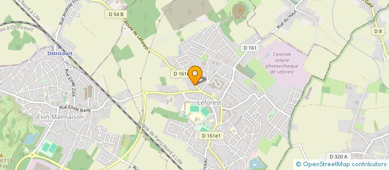 localisation de l'entreprise MONSIEUR DANIEL BUSSON  LEFOREST