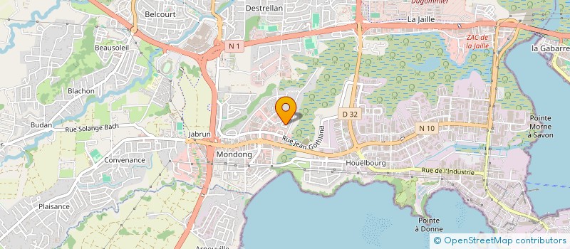 localisation de l'entreprise MONSIEUR DANIEL BUTCHER-JOSEPH  BAIE MAHAULT