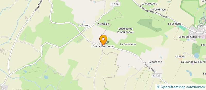 localisation de l'entreprise MONSIEUR DANIEL CADOTZ  LONGUENEE-EN-ANJOU