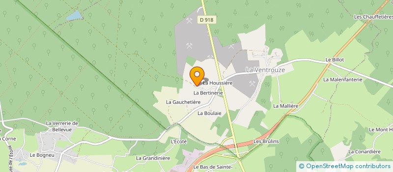 localisation de l'entreprise MONSIEUR DANIEL CAGNOLATI à LA VENTROUZE