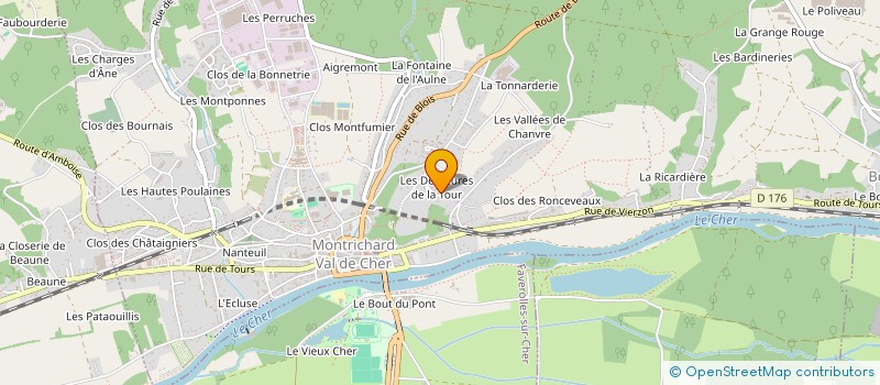 localisation de l'entreprise MONSIEUR DANIEL CAILLEBOURDIN à MONTRICHARD-VAL-DE-CHER