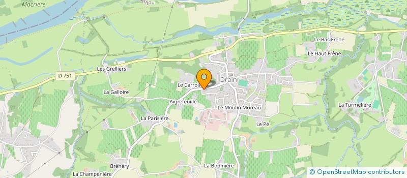 localisation de l'entreprise MONSIEUR DANIEL CAILLER  OREE-D'ANJOU