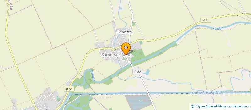 localisation de l'entreprise MONSIEUR DANIEL CAIN  SARON-SUR-AUBE