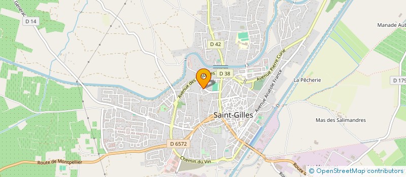localisation de l'entreprise MONSIEUR DANIEL CALLET à SAINT-GILLES