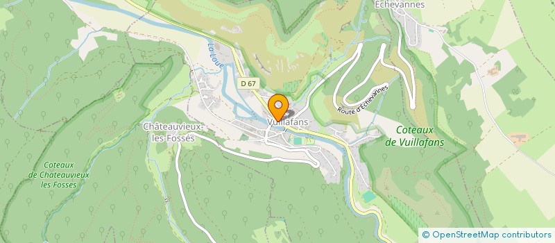 localisation de l'entreprise MONSIEUR DANIEL CALVI  VUILLAFANS