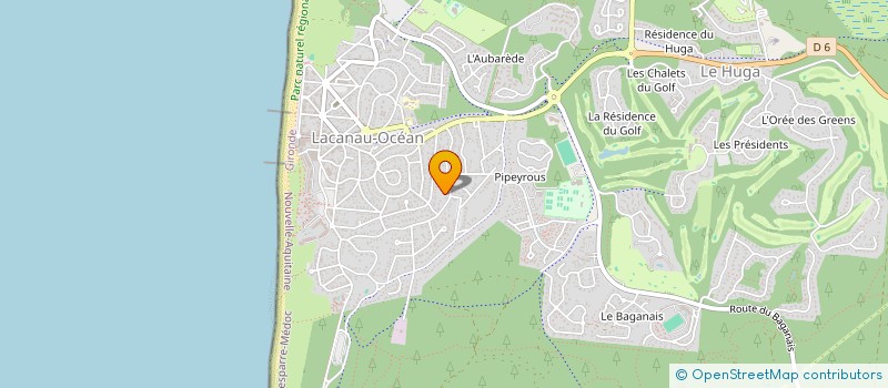 localisation de l'entreprise MONSIEUR DANIEL CAMIADE  LACANAU