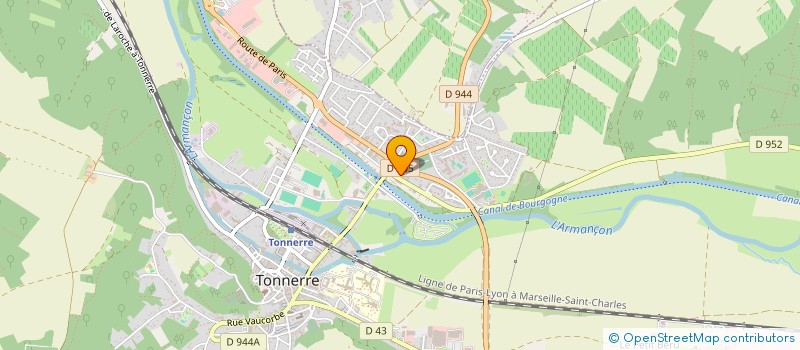 localisation de l'entreprise MONSIEUR DANIEL CAMPAGNE  TONNERRE