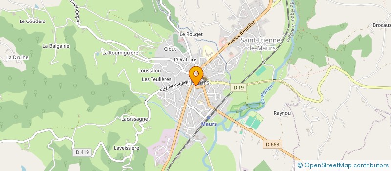 localisation de l'entreprise MONSIEUR DANIEL CANET à MAURS