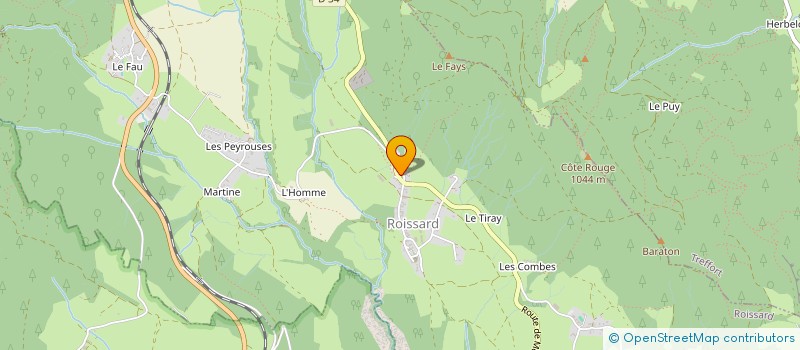 localisation de l'entreprise MONSIEUR DANIEL CANITROT  ROISSARD