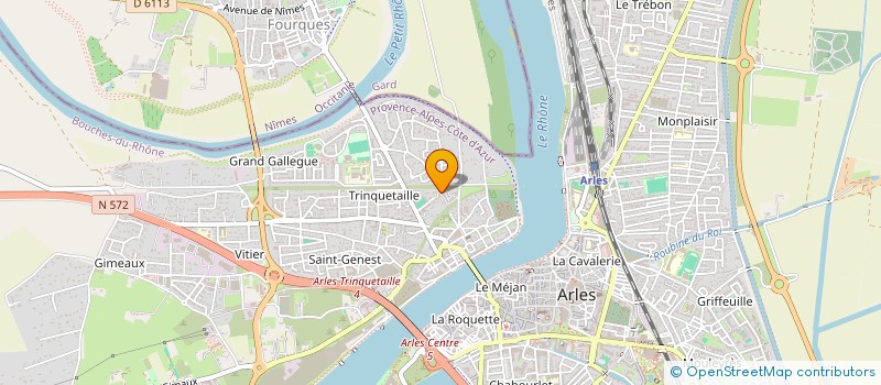 localisation de l'entreprise MONSIEUR DANIEL CAPARROS  ARLES